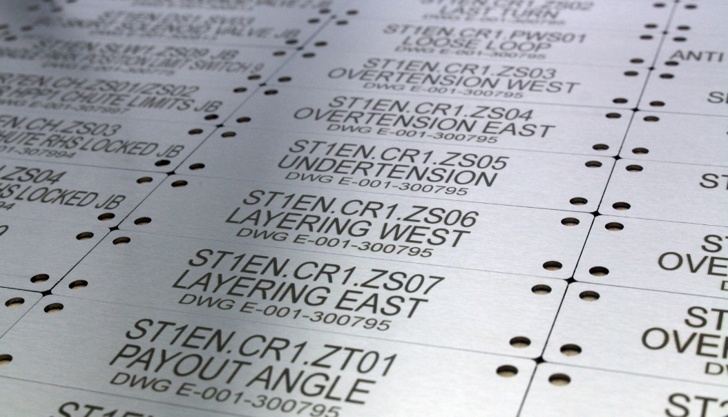 Engraved Stainless Steel labels